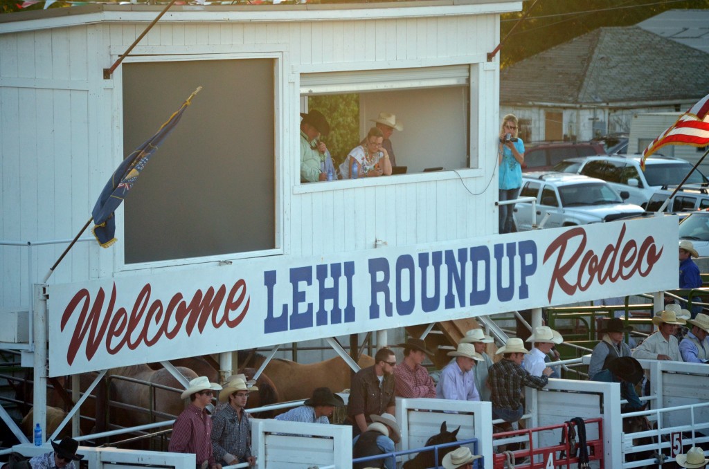 Lehi Roundup Rodeo Sign