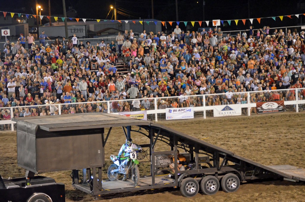 Motorcycles at the rodeo